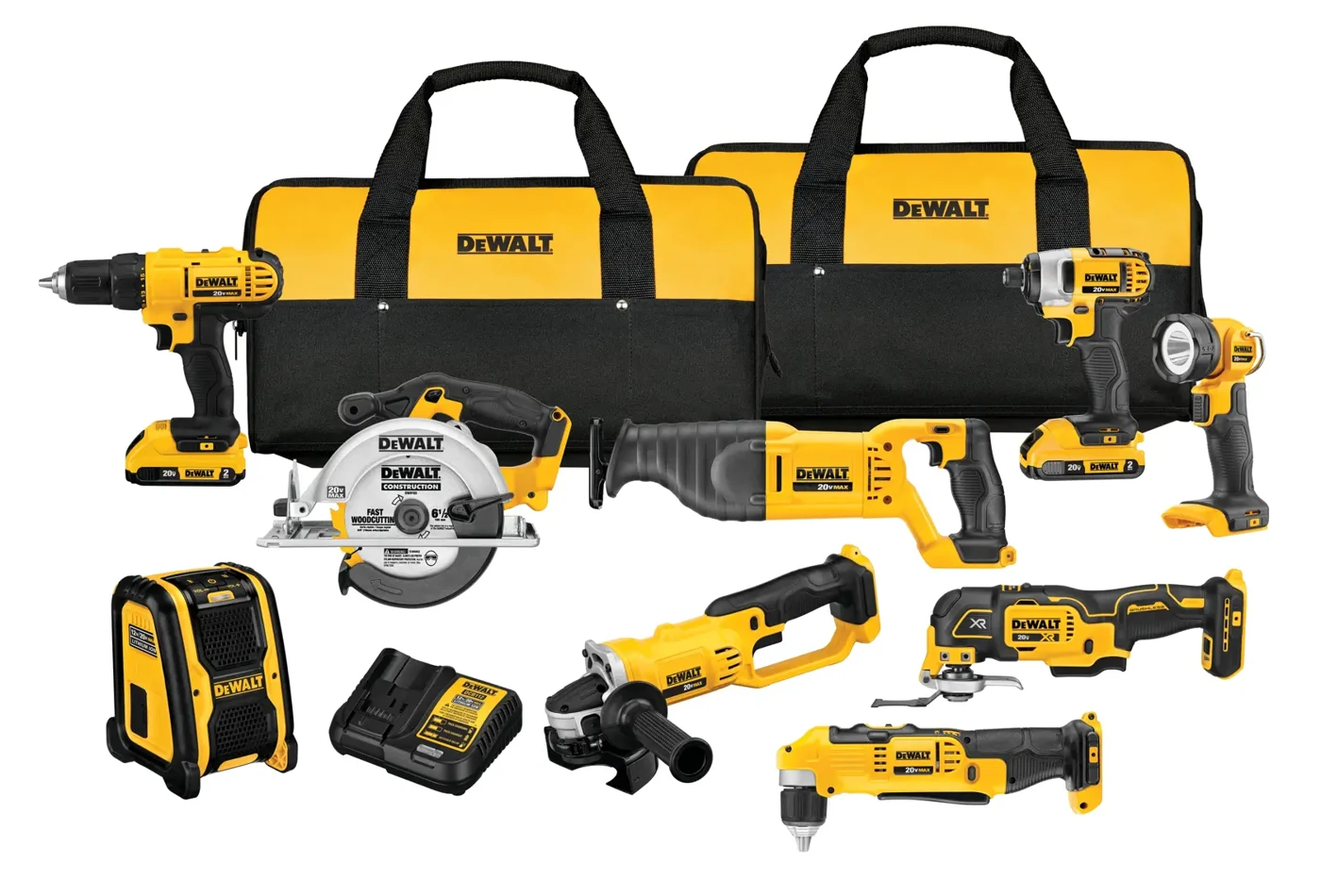 Профессиональный инструмент DEWALT — пример комплекта