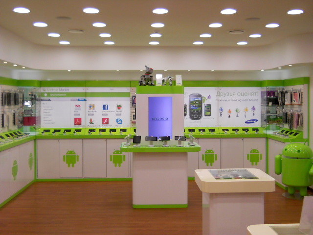 Магазин связи Android в Сочи — торговая мебель ЮМАС
